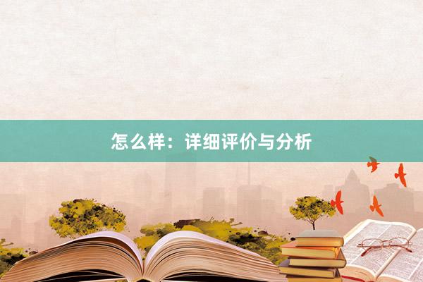 怎么样：详细评价与分析